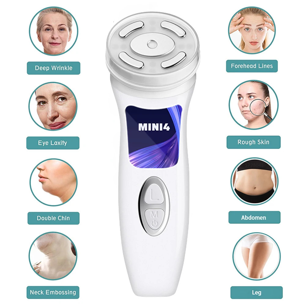 Wireless Charging Mini HIFU4.0 Cordless Ultrasonic Machine 4-in-1 Skin Enhancement Company Skin Care Equipment 240704