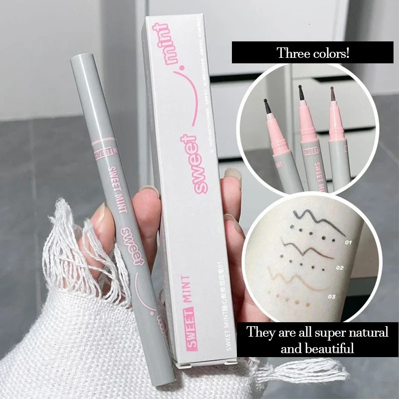 Natural Lifelike Face Fake Freckles Pen Waterproof Durable Cosmetics Tool Round Head Fake Spot Pen Embellishment Makeup Dot Mole 240705