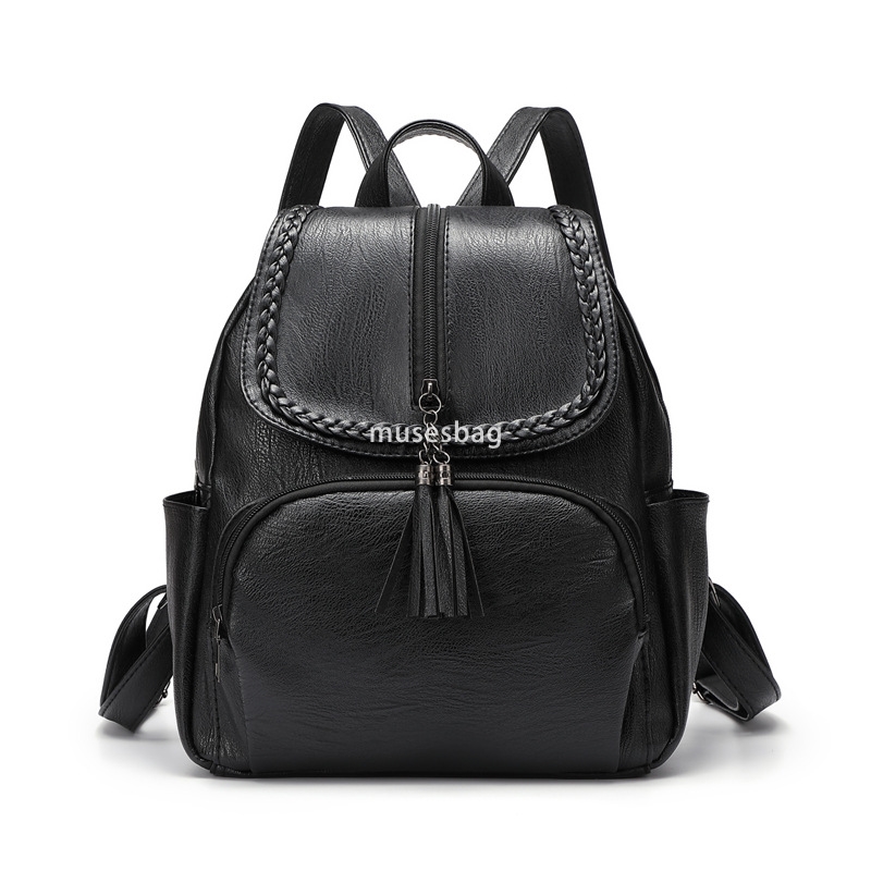 High Quality Women's Backpack Korean Edition Instagram Fashion Quality Portable and Versatile Advanced Large Capacity Simple Travel Casual Backpa