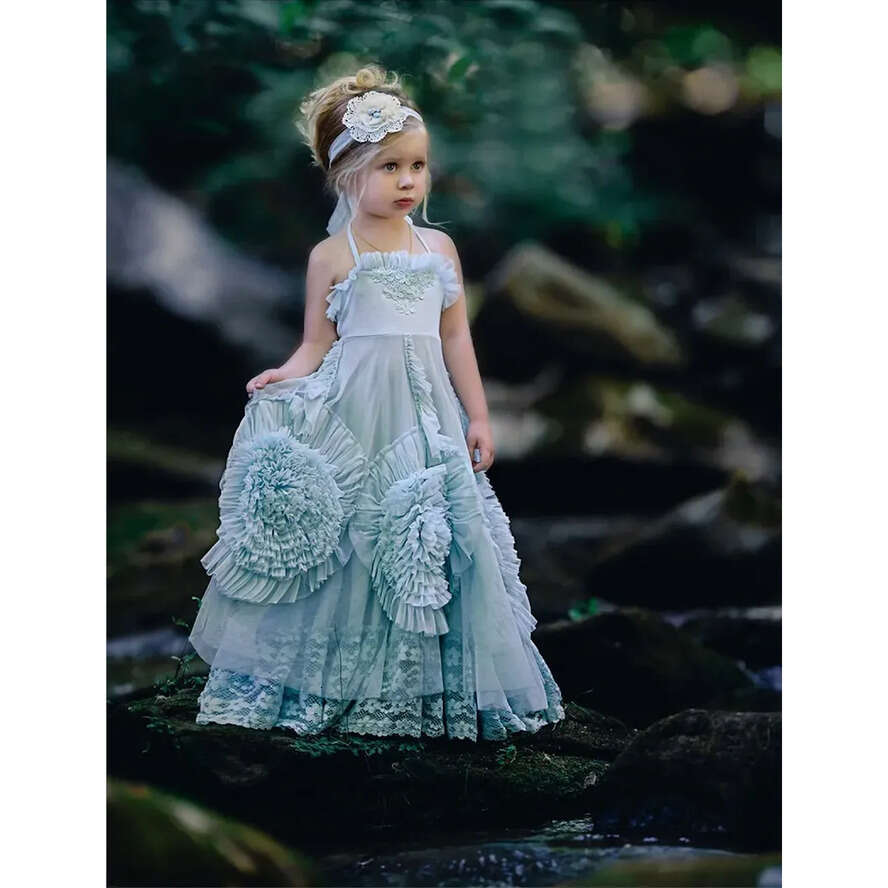 Wer Girl Dollcake Dresses For Weddings Ruffled Kids Pageant Gowns Wers Or Length Lace Party Communion Dress S