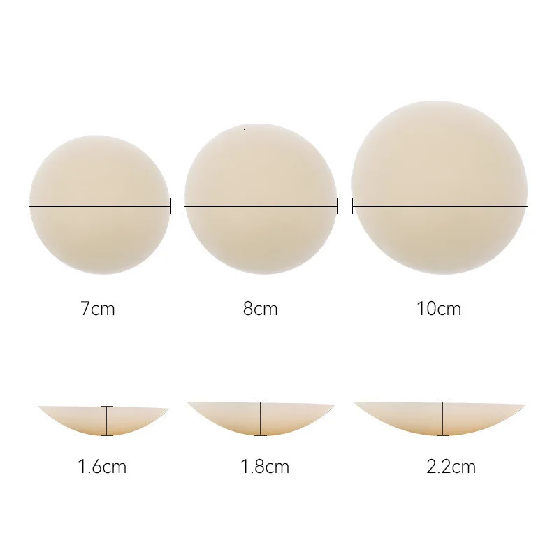 Strapless seamless cake cover ultra-thin invisible bra Nipple cover biological adsorption silicone reusable waterproof summer travel 240704