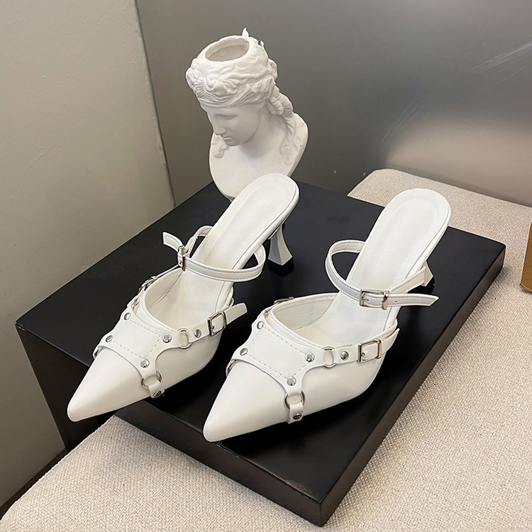 Women's Shoes New Design Sense Slip On Outdoor Trendy Gentle Fashionable Versatile Vintage Comfortable Minimalist Style Triple Black fashion