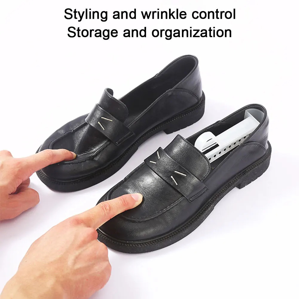 15Pairs Shoe Stretcher Practical Plastic Adjustable Trees for Men Women Portable Shaper Extended Stretchers Holder 240704