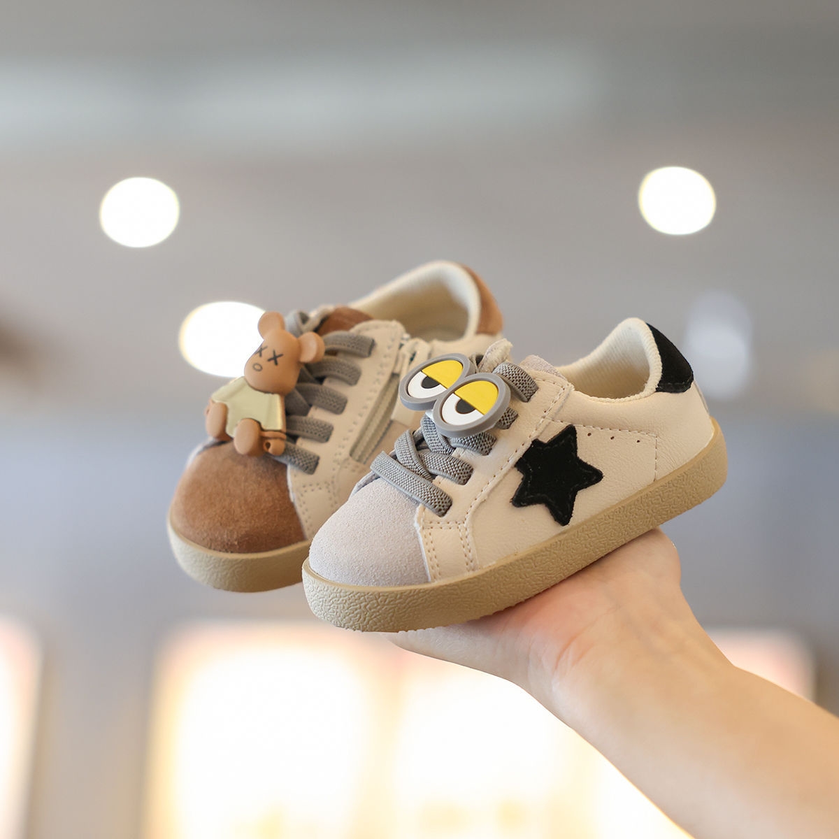 Summer New Spring Boys' Shoes Walking Shoes Anti slip Soft Sole Functional Shoes Baby Shoes Bread