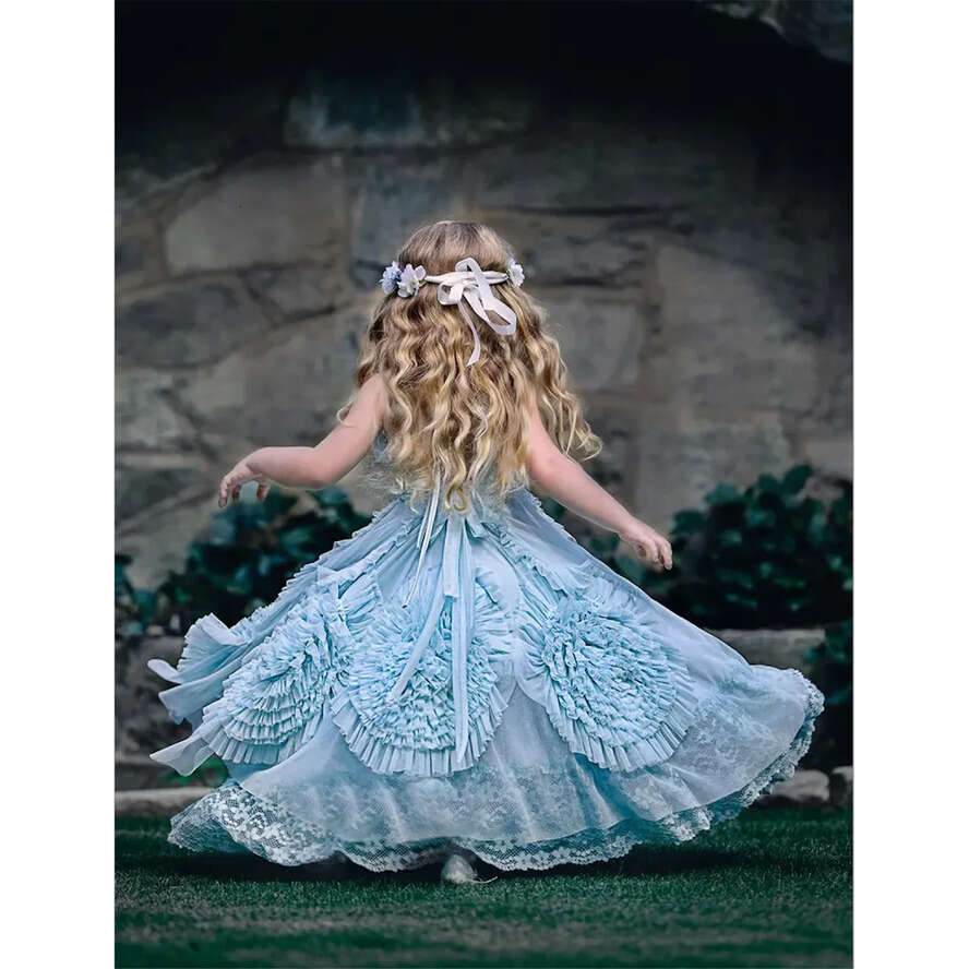 Wer Girl Dollcake Dresses For Weddings Ruffled Kids Pageant Gowns Wers Or Length Lace Party Communion Dress S