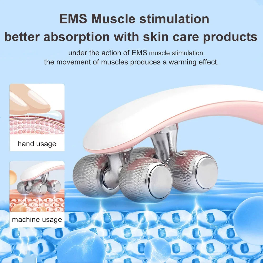 massager roller Y-shaped device V-line dual chin removal radiofrequency skin care machine home beauty belt 240704