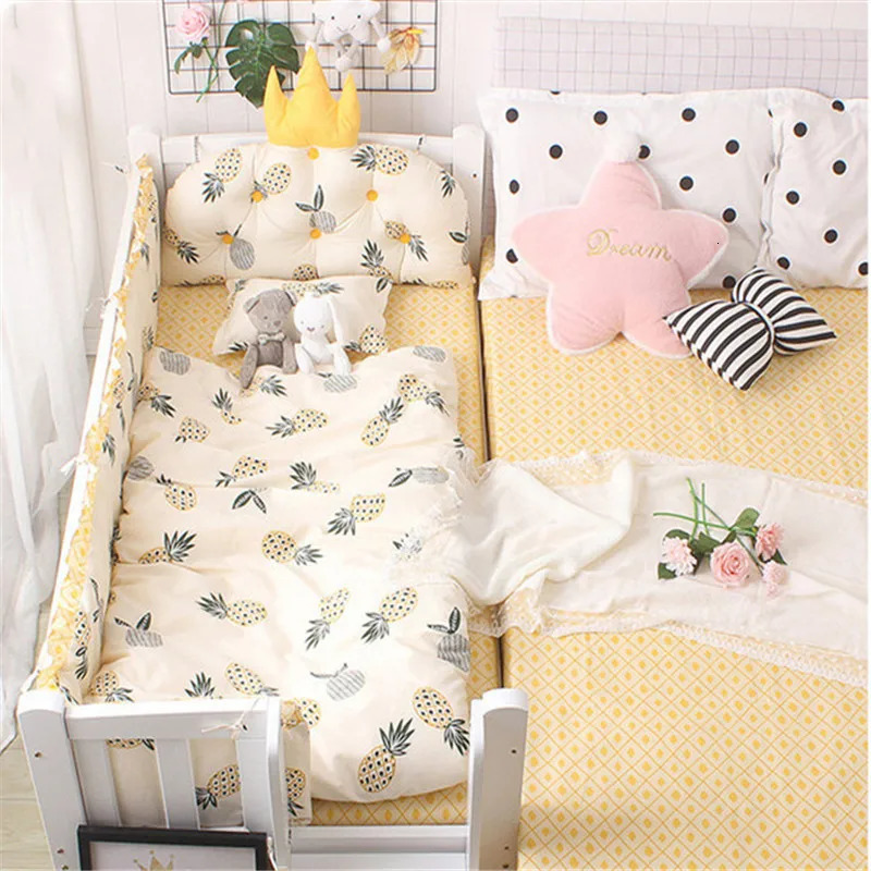 Baby Bedding Set Kids Quilt Cover Without Filling 1pc Cotton Crib Duvet Cartoon Cot 150120cm Breathable y240703