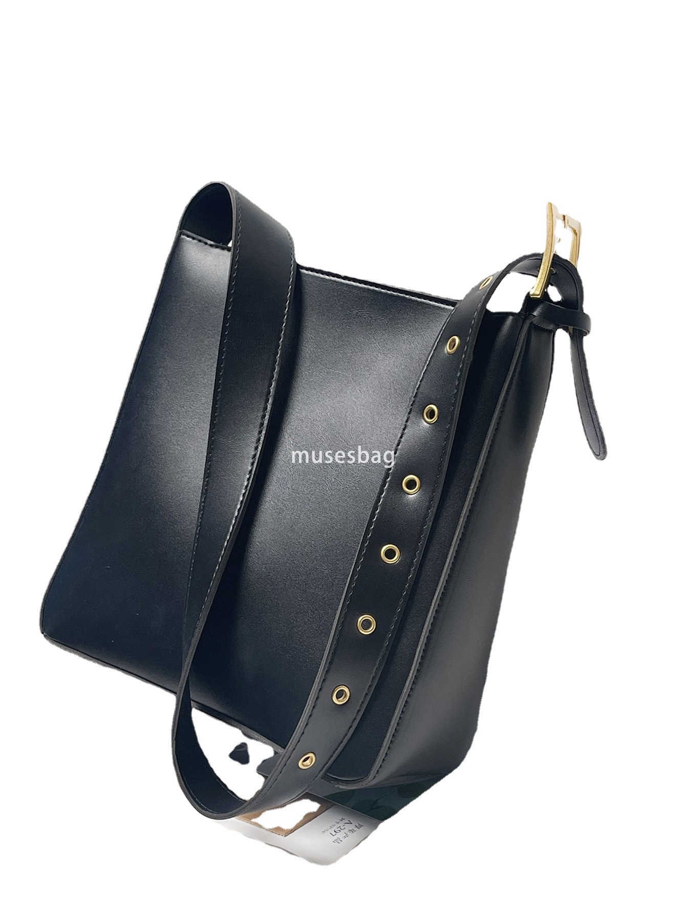 New Fashion Trend Versatile High Quality Texture Solid Color High Capacity College Style Bucket Bag Single Shoulder Crossbody Women's Bag