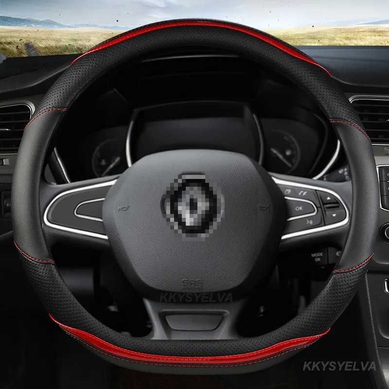 Steering Wheel Covers Steering Wheel Cover For Renault Scenic Clio Laguna 2 3 4 5 Kangoo Fluence Megane Trafic Talisman Twingo Kaptur Car Accessories 