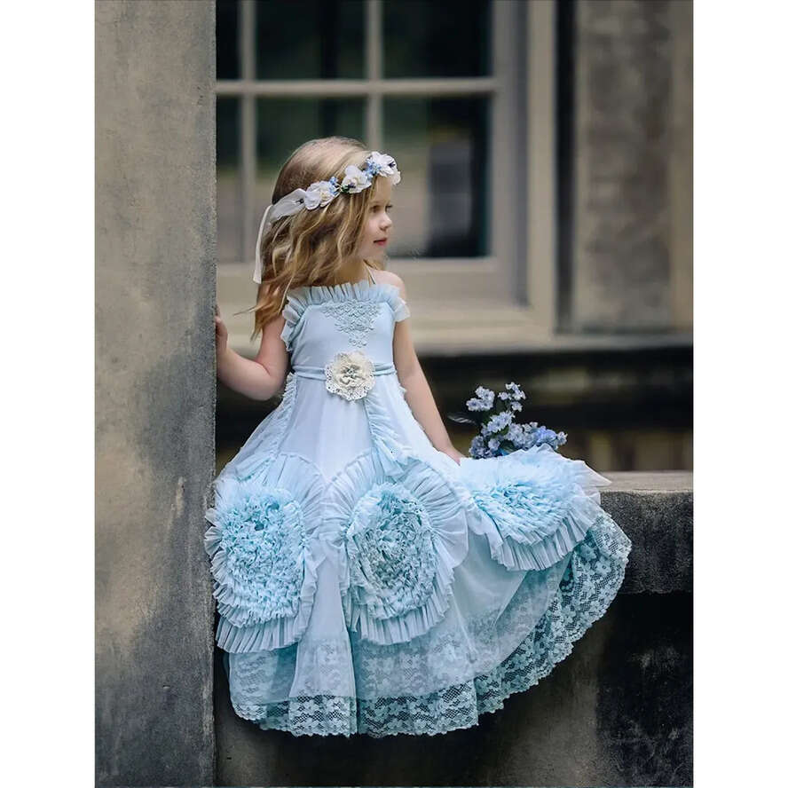 Wer Girl Dollcake Dresses For Weddings Ruffled Kids Pageant Gowns Wers Or Length Lace Party Communion Dress S