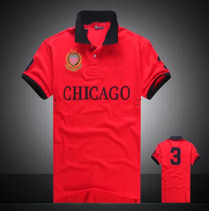 designer Men's T-Shirts clothes polos shirts men Short Sleeve T-shirt London New York Chicago polop shirt Dropshiping hHigh Quality wholesale S-5