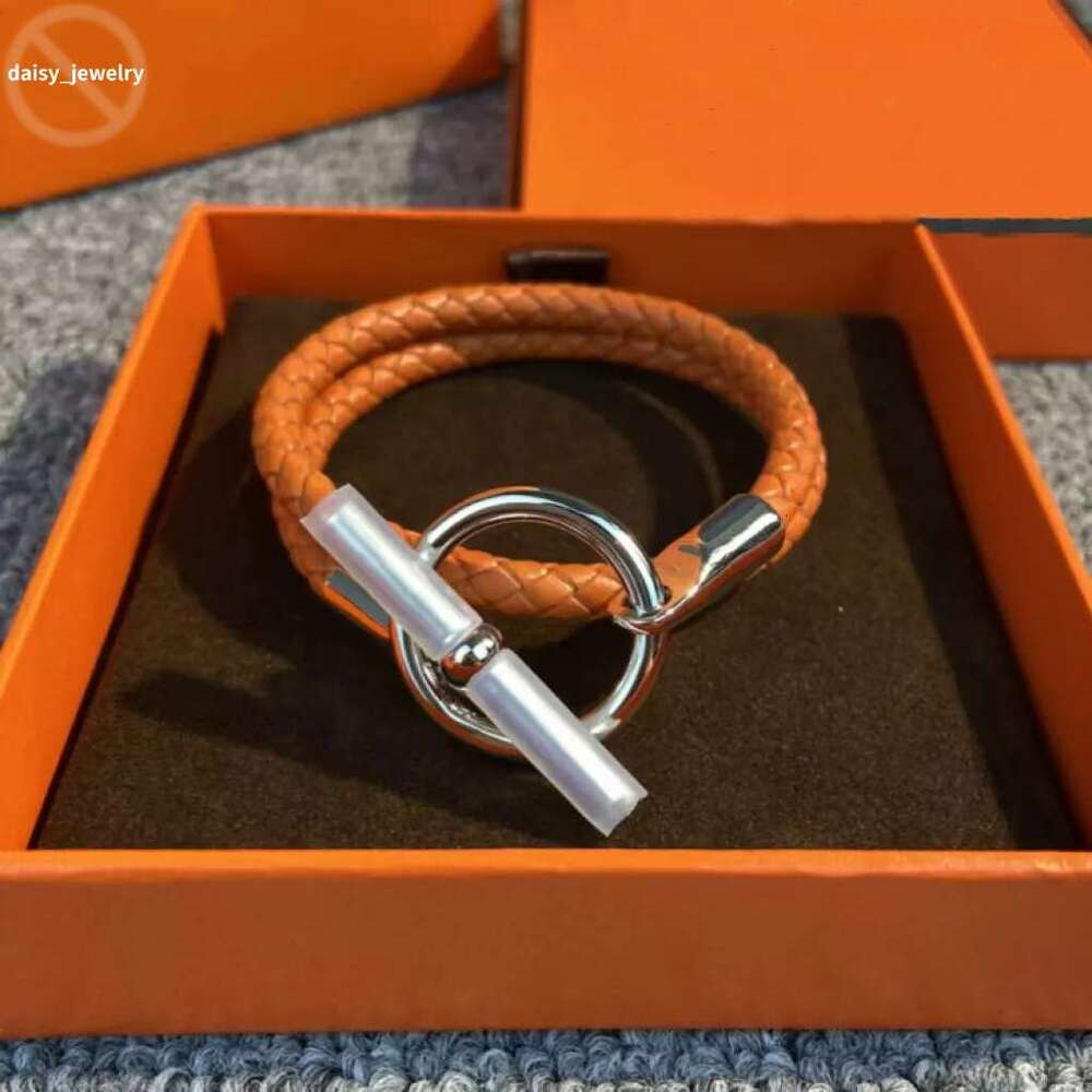 Bangle Bracelets Designer men Bangles Bracelet Women Glenn Bracelets S Sterling Sier Gold plated weave Red rope Good luck couple same style