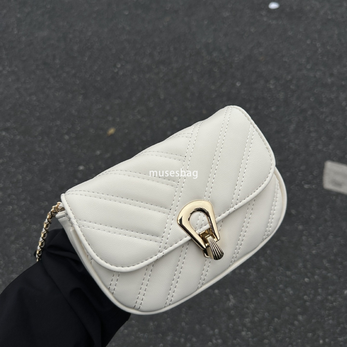 Xiaoxiangfeng Lingge Chain Bag for Women's New Texture and Elegance Unique Design Single Shoulder Bag Crossbody Small Square Bag
