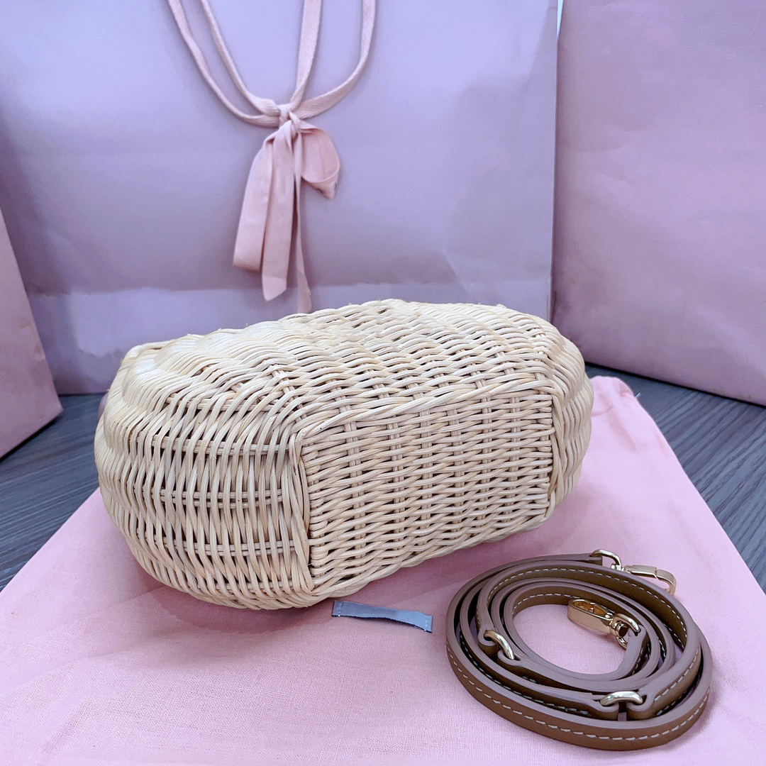 10a wander Shoulder Designer Cross Body Bags Strap Wicker Woven handbag Cosmetic purses Fashion travel beach Bag Raffias Straw weave Plaited Rattan tote