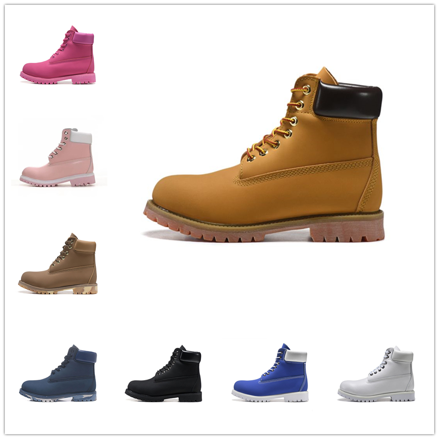 Men Women Boots Snow Ankle Boot Shoes Designer Bottes Fashion Wheat Black White Brown Grey Pink Red Army Green Blue Man Trendy Booties Winter Keep Warm Shoe
