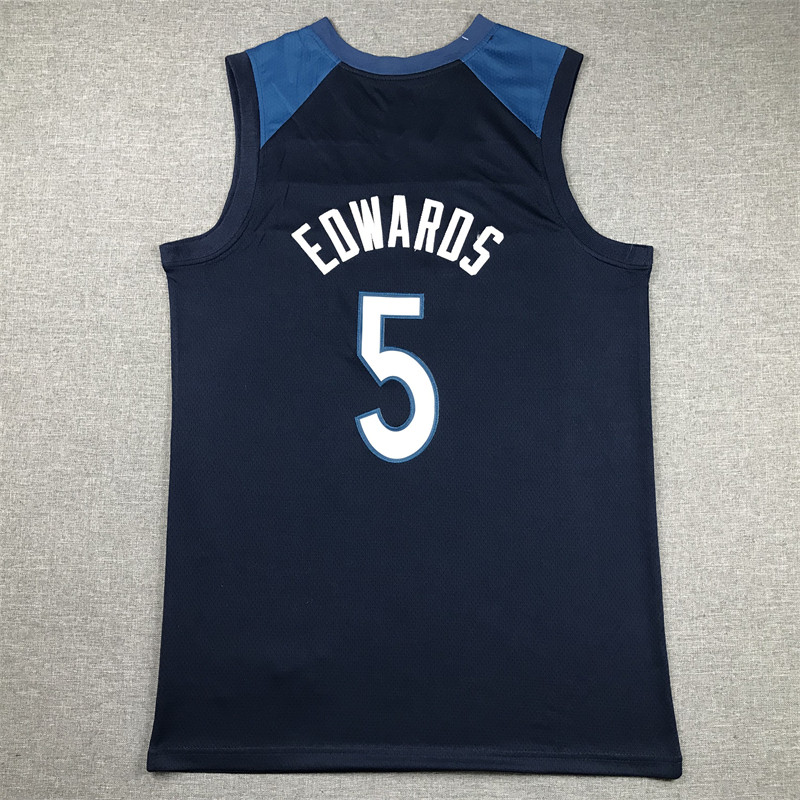 Stitched ant Anthony Edwards Jersey Basketball Jerseys Men Kids City vest Wear Youth adult children edition white