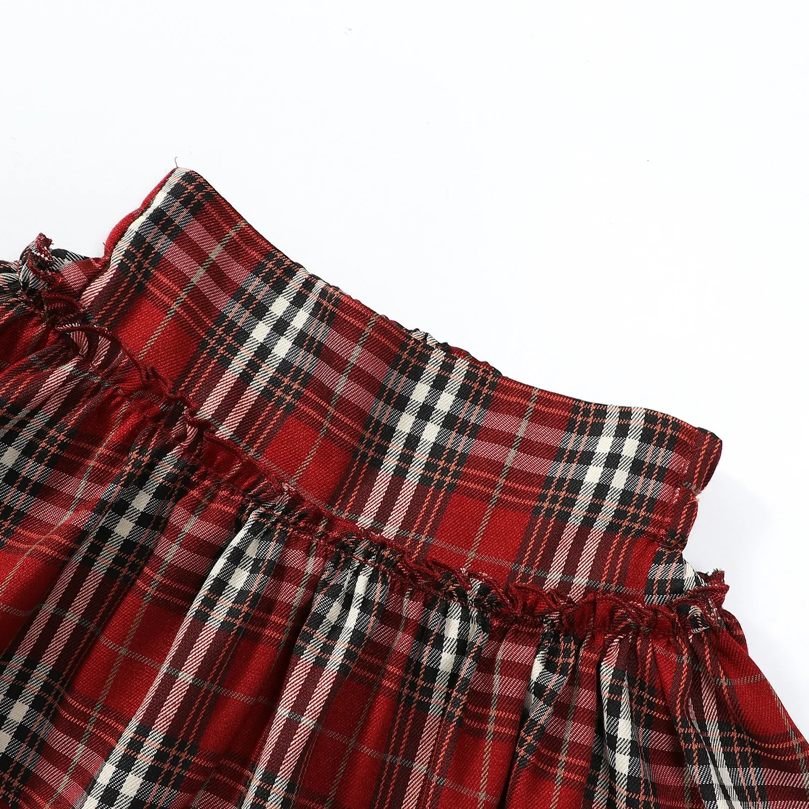 Skirt for Girls 2 To 12 Years Summer Teens School Dance Performance Tutu High Waist Thin Fluffy Lace Short Skirts for Kids 240703