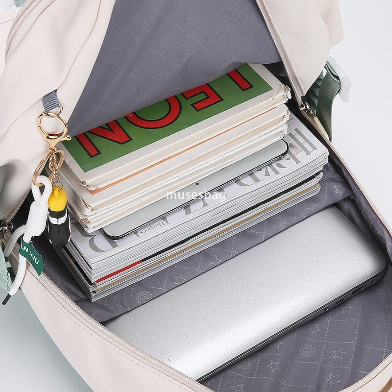 High quality women's fashionable new style simple and large capacity primary school girls backpack junior high school students backpack trendy in