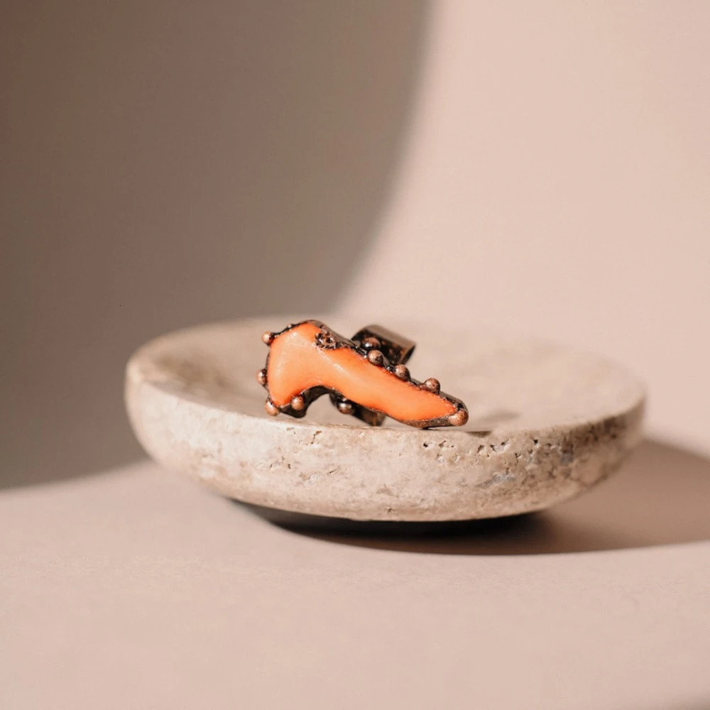YEEVAA Irregular Coral Natural Stone Vintage Ring 240626