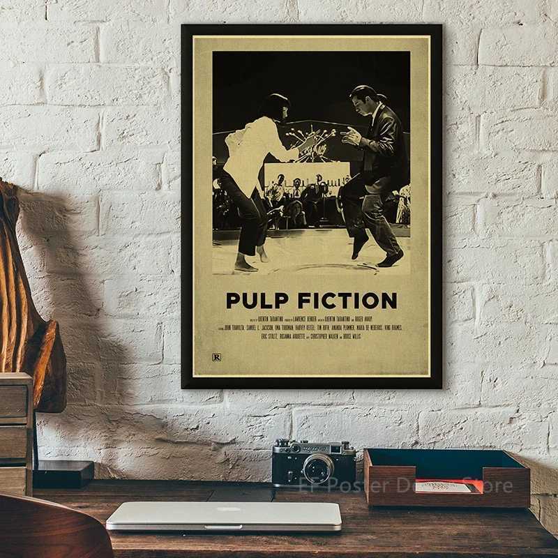Paintings Vintage Movie Poster Aesthetics TV Film Pulp Fiction/Kill Bill Painting Prints Retro Home Decoration Wall Art Room Decor PictureL476