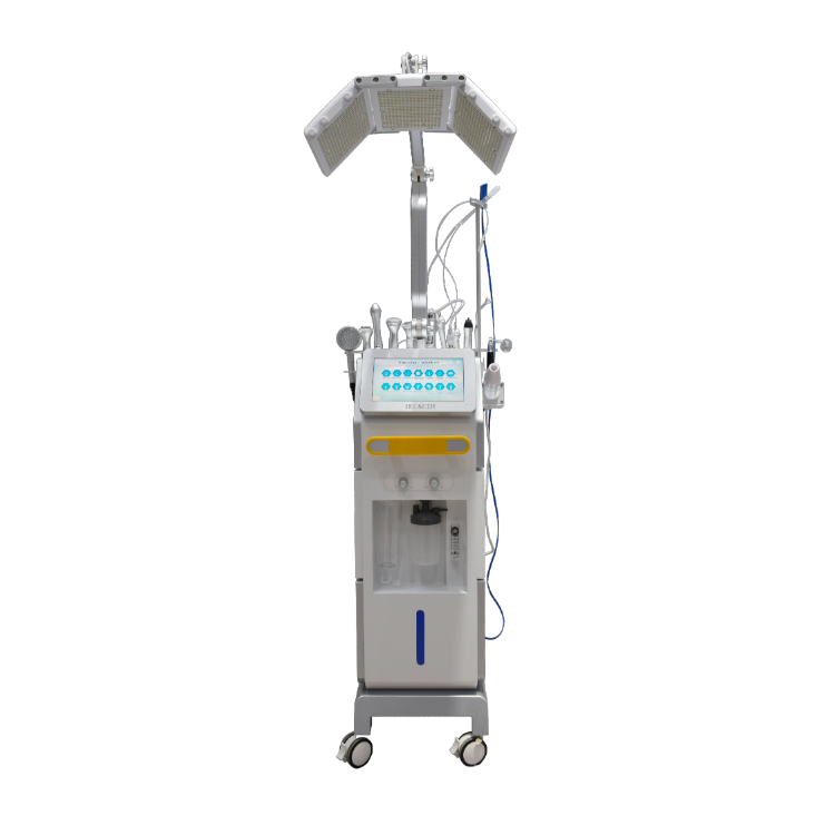 PDT Microdermabrasion Beauty Cleanser Home Phototherapy Face Scrub with LED Light Therapy Machine for Beauty Dermabrasion