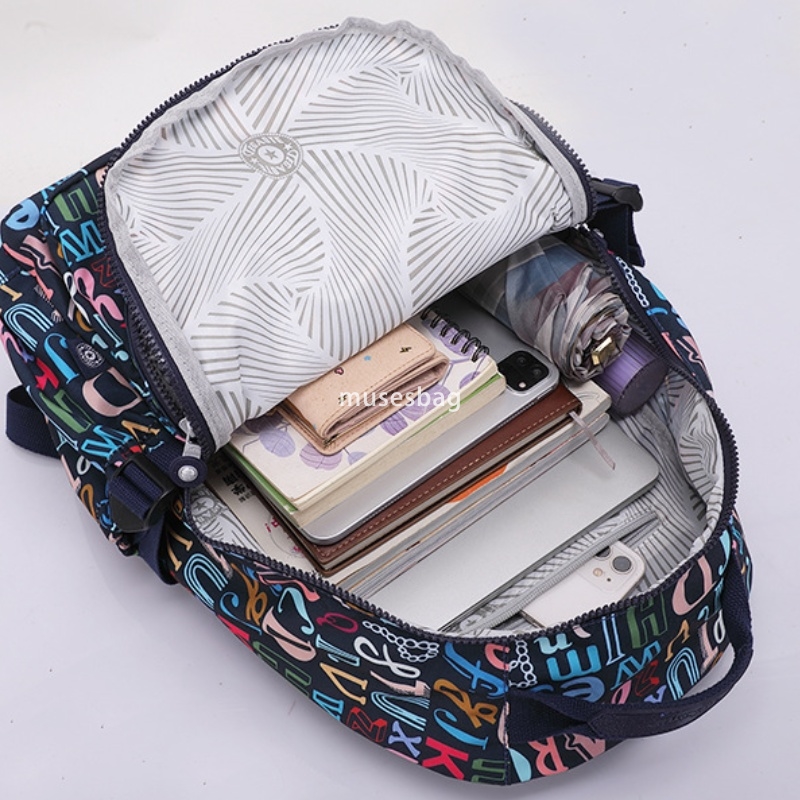 Fashionable women's high-end mix and match trend backpack daily classic versatile backpack casual travel lightweight backpack student backpack
