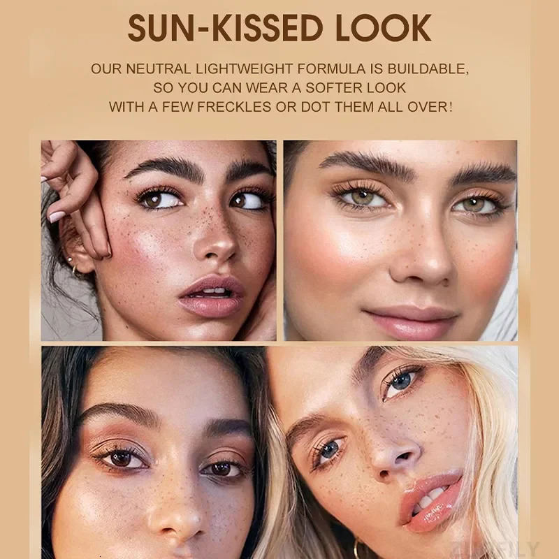 1PC Face Fake Freckles Pen Natural Waterproof Lifelike Fake Freckles Pen For Long Lasting Look Dot Spot Pen Makeup Tool Cosmetic o240705