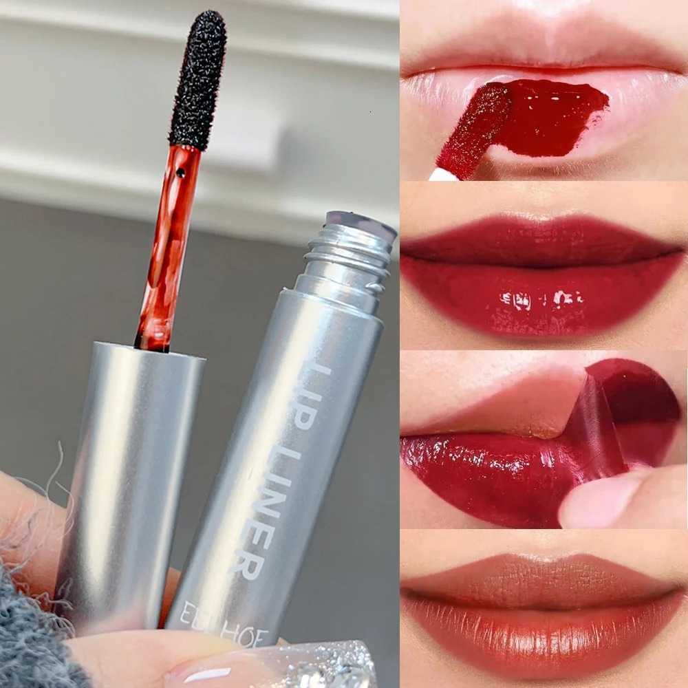 Waterproof Peel-off Lipgloss Matte Lip Tinted Long Lasting Lipstick Lip Glaze Makeup Tear Lips Liner Contour Lip Stain Cosmetic 240705