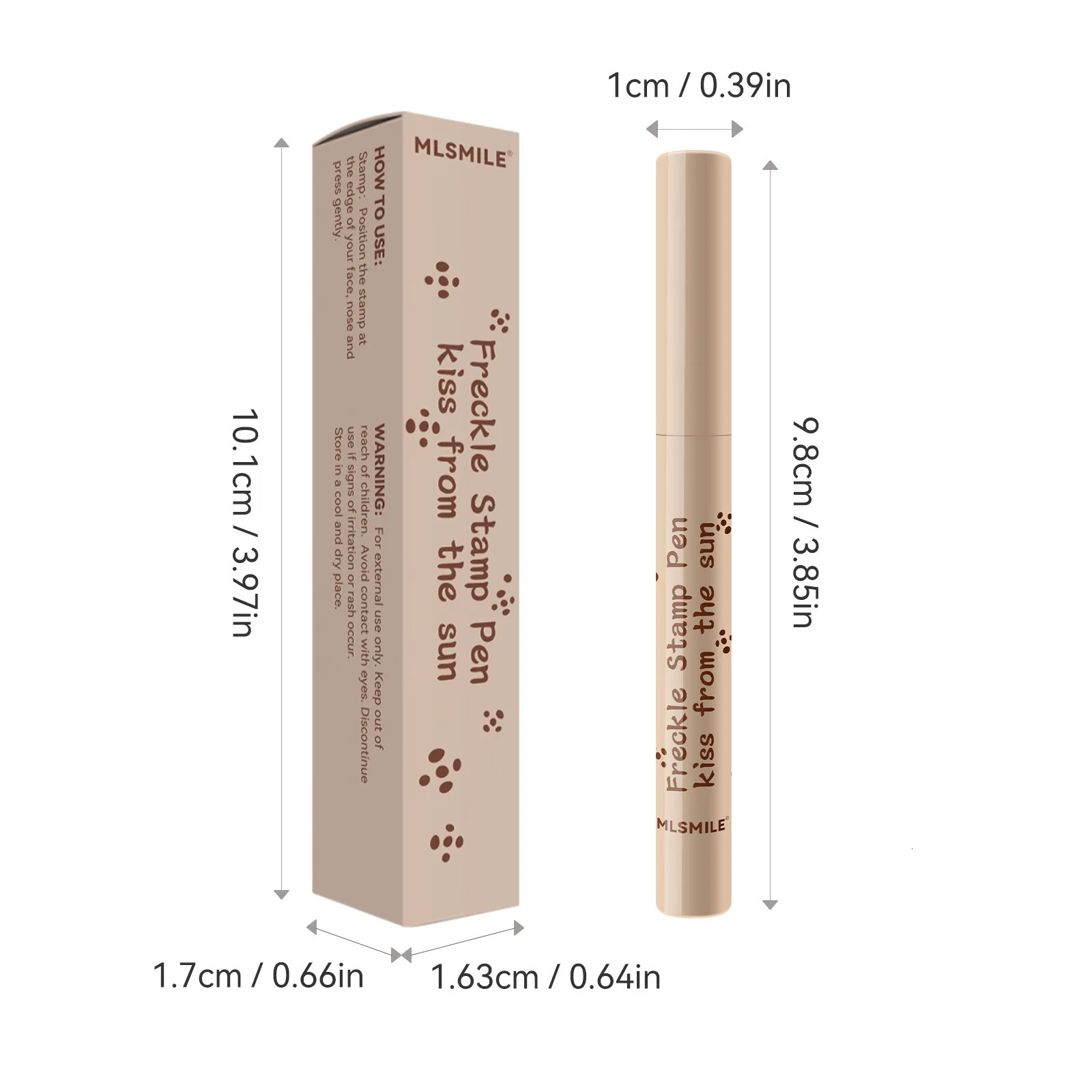 1PC Face Fake Freckles Pen Natural Waterproof Lifelike Fake Freckles Pen For Long Lasting Look Dot Spot Pen Makeup Tool Cosmetic o240705