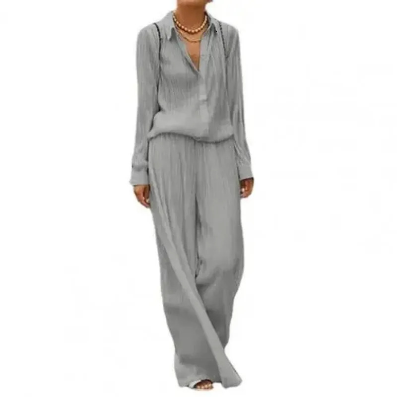 Women Office Lady Blazer Shirts and Pant 2 Piece Set TwoPiece Suit Single Breasted High Waist Ladies Outfit 240702