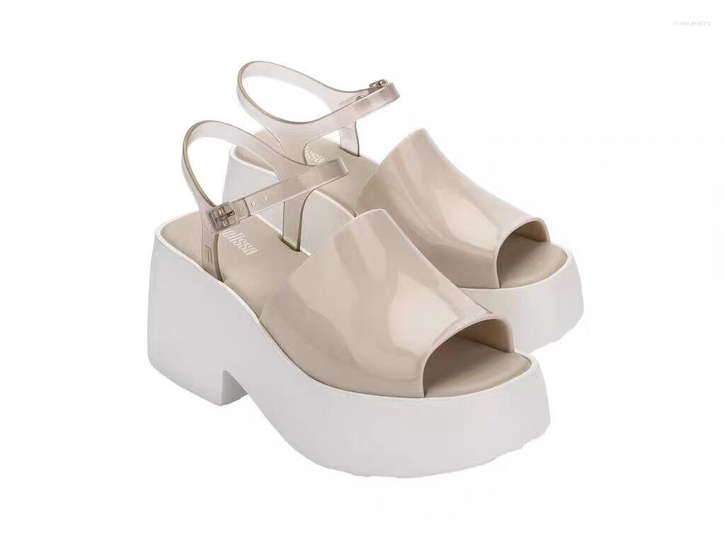 Sandals Melisa Women's Shoes Summer Roman Platform Open Toe Wedge Jelly