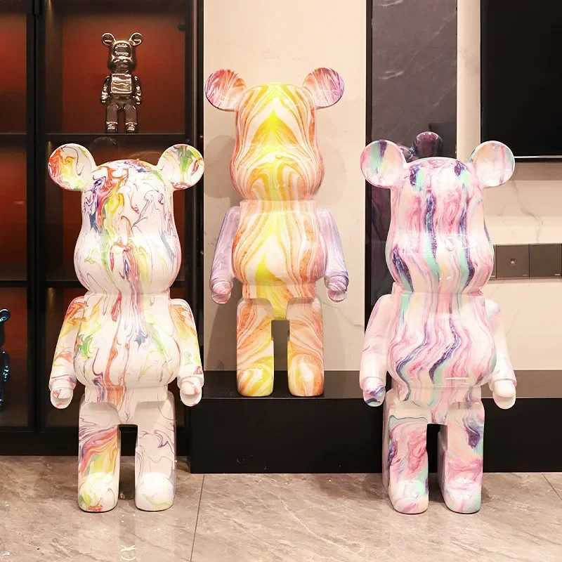 Novelty Items Decorative Objects Figurines Creative Modern 50cm Cartoon Violent Bear Decoration Piggy Bank Home Improvement TV Cabinet Large Floor Sta