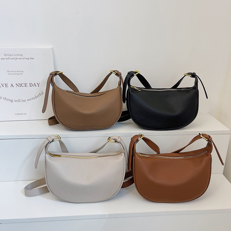Fashion Hobo for Women PU Leather Crossbody Bags Female Casual Shoulder Messenger Handbags Ladies 2024 High Quality H7.6#17.82