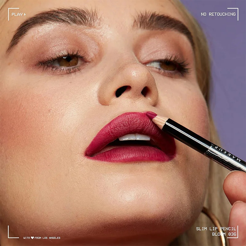 Slim Lip Pencil Lip Color Durable Waterproof lipliner Lipliner Sexy Dumb Gloss Pencil Improve Lip Shape Lipstick Makeup 240705