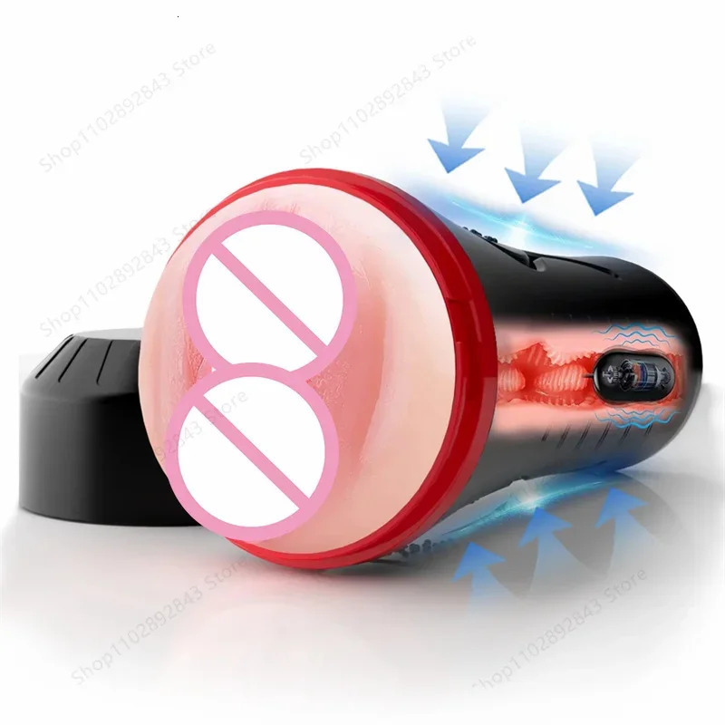 Silicone Vagina Mouth Masturbator Men Machine Masturbating Sex Toys For Women Massager Head Sexy Vagina 18 Sexy Men But Toys 240627