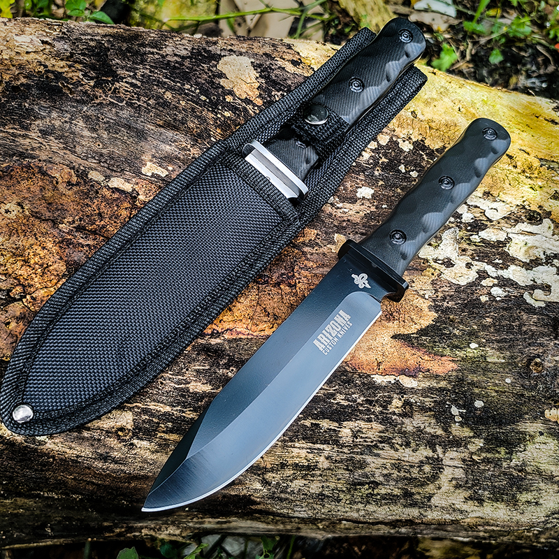 Sharp and High Hardness Field Survival Tactics Carrying Straight Knives