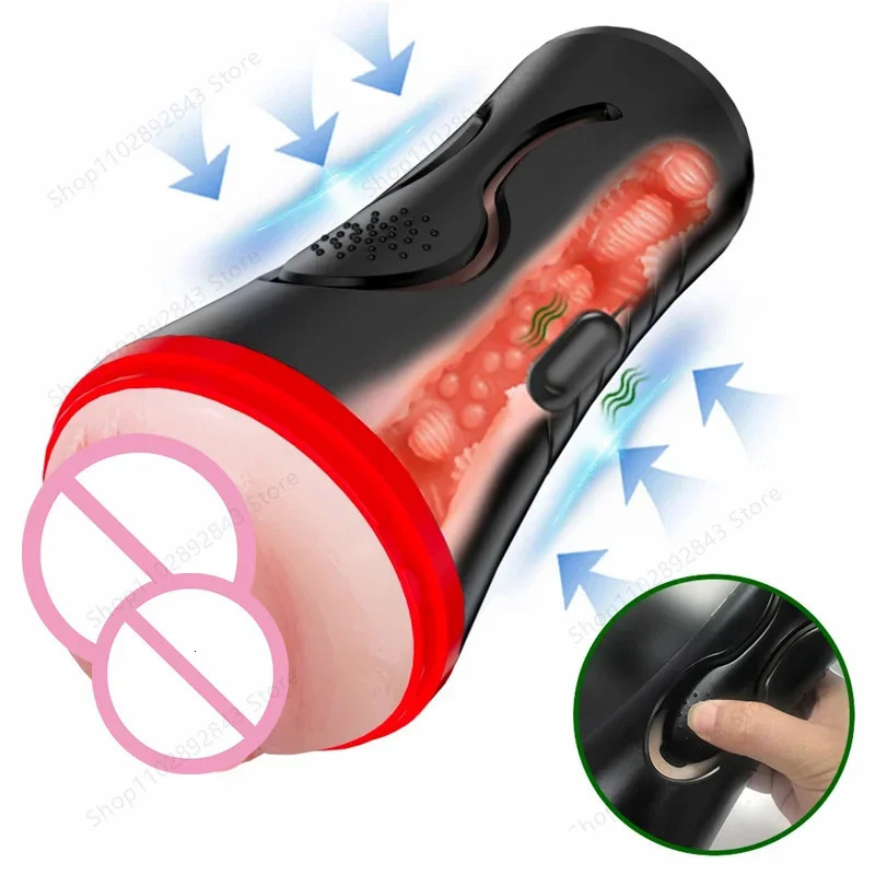 Silicone Vagina Mouth Masturbator Men Machine Masturbating Sex Toys For Women Massager Head Sexy Vagina 18 Sexy Men But Toys 240627