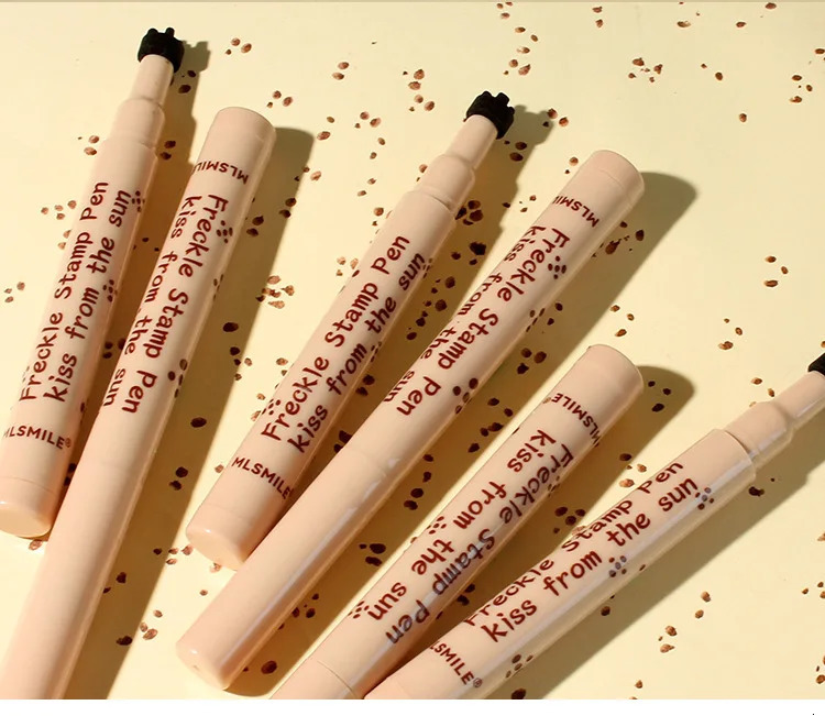 1PC Face Fake Freckles Pen Natural Waterproof Lifelike Fake Freckles Pen For Long Lasting Look Dot Spot Pen Makeup Tool Cosmetic o240705