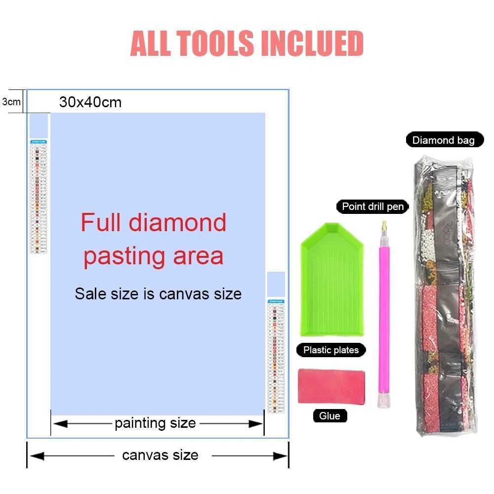 Paintings DIY 5D Diamond Painting Sunset Scenery Full Round Mosaic Landscape Picture Cross Stitch Kit Art Rhinestone Home Decor GiftL476