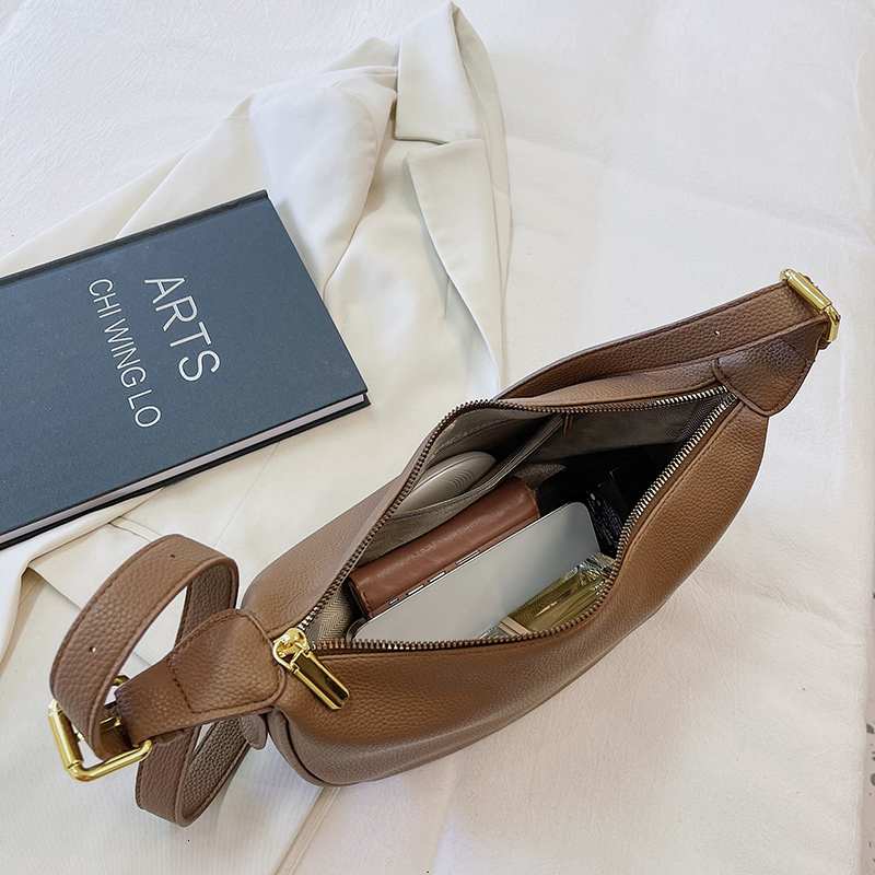 Fashion Hobo for Women PU Leather Crossbody Bags Female Casual Shoulder Messenger Handbags Ladies 2024 High Quality H7.6#17.82