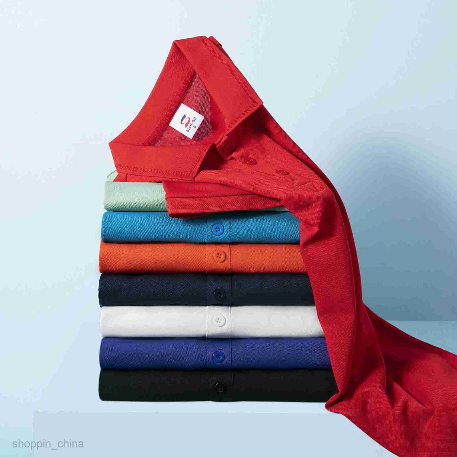 Factory price Men's Polos Shirts polyester cotton plain blank men polo shirts custom logo printed men's short sleeved embroidery polo t shir