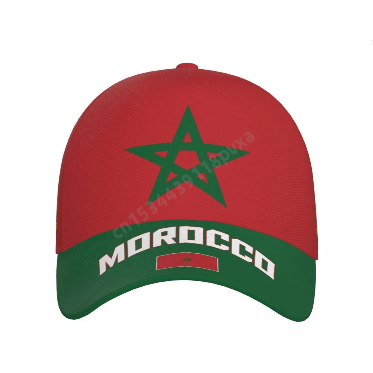 Unisex Morocco Flag Cool Moroccan Adult Baseball Cap Patriotic Hat for Baseball Soccer Fans Men Women 240625