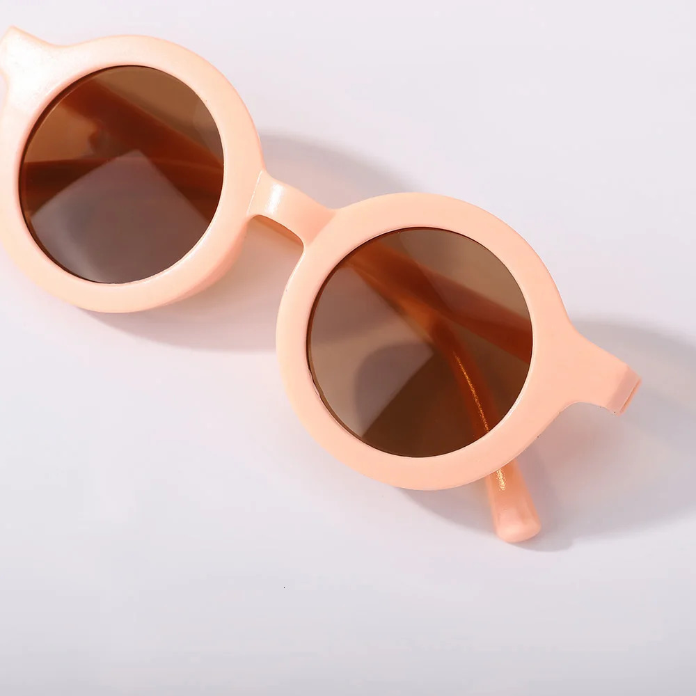 2PcsSet Baby Hair Accessories Solid Color Big Bow Head Band for Child Girl Soft Nylon Rope UV Resistant Sunglasses Beach Style 240625