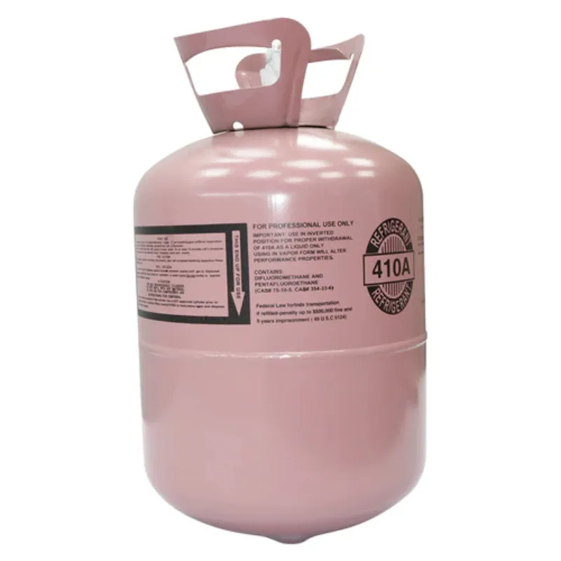 Freon Steel Cylinder Packaging R410A 25Lb Tank Refrigerant For Air Conditioners Freezers