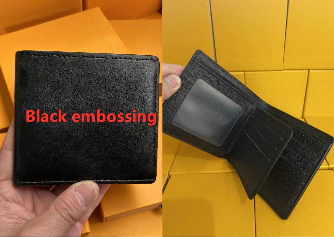 High quality Designers Luxury Genuine Leather Wallets Fashion Designer Wallets Retro Handbag For Men Classic Card Holders Coin Purse Famous Clutch Wallet With Box