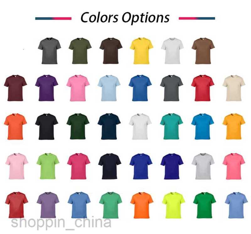 Men's T Shirts Cotton blank round neck short sleeve printed DIY hand-painted T-shirt class clothes Fashion brand tops