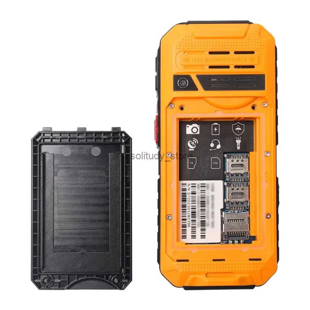 Cell Phones UNIWA S9 4G Feature Phone 2.4 Inch IP68 Waterproof SOS Button 3W Big Loudspeaker LED Light 3000mAh Battery Rugged Cell Phones Q240706