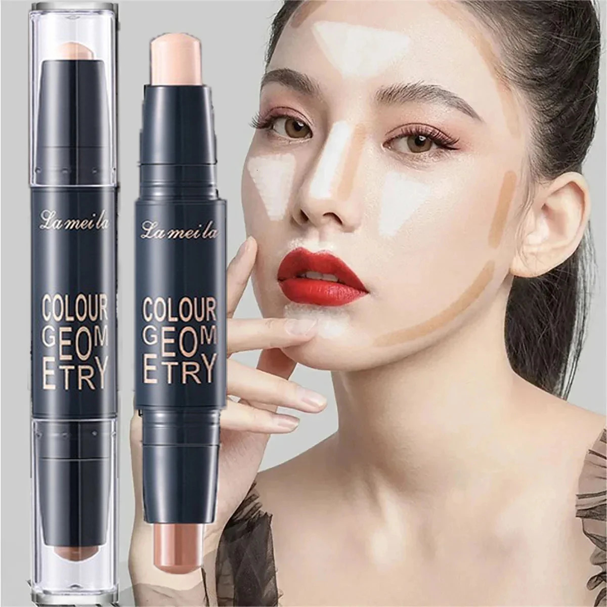 High Quality Professional Makeup Base Foundation Cream for Face Concealer Contouring for Face Bronzer Beauty Womens Cosmetics o240705