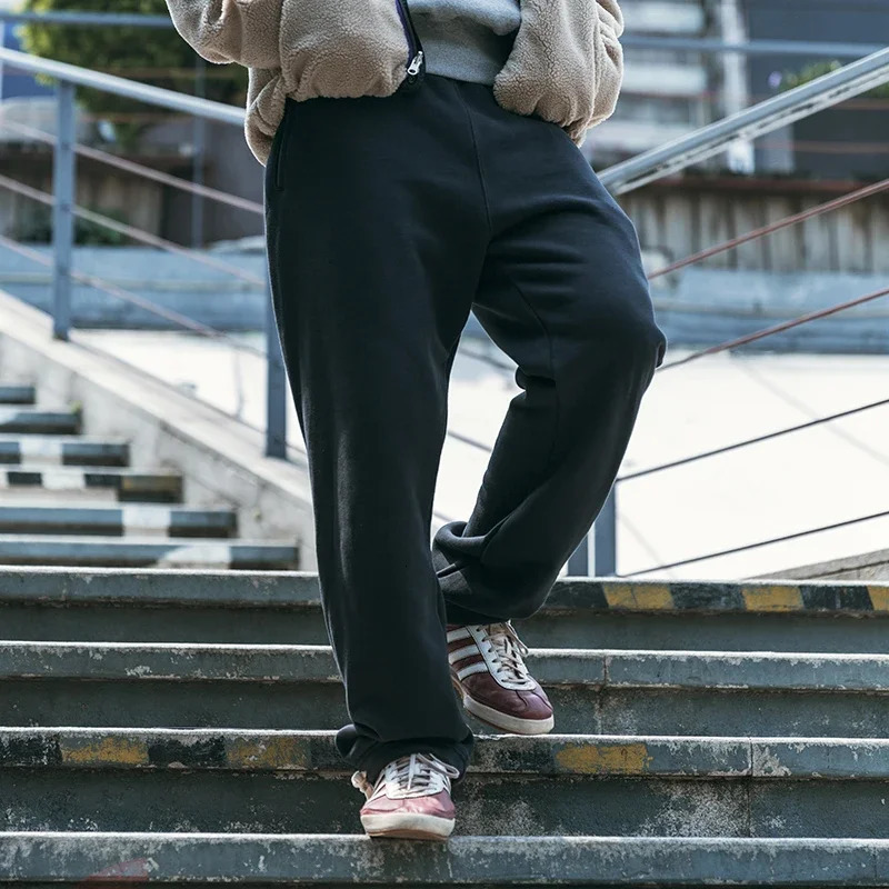 Non Stock Mens Heavyweight Sweatpants Leisure Cotton Jogger Workout Active Pants 240701