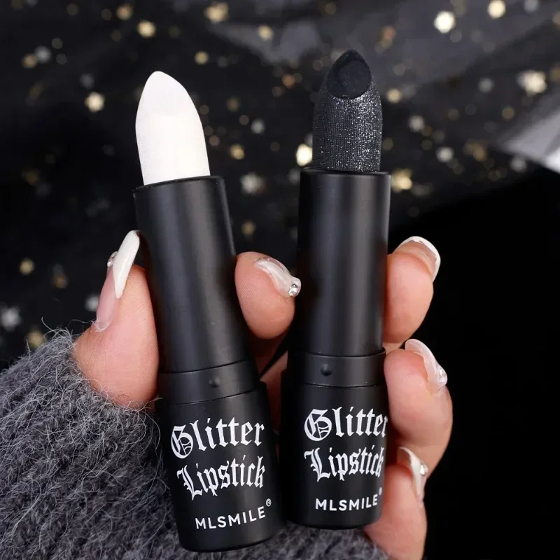Diamond Matte Lipstick 7 Colors Waterproof Lasting Moisturizing Non-stick Cup Pearlescent Lip Tint Glitter Red Sexy Lips Makeup i240705